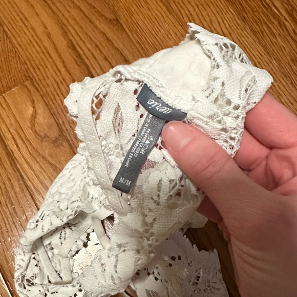 Aerie white floral bralette - Picture 2 of 3